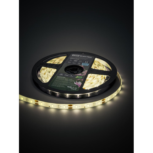 Лента светодиодная SMD2835-60 LED/м-IP65-12 В-4,8 Вт/м-4000 К (5 м) блистер TDM