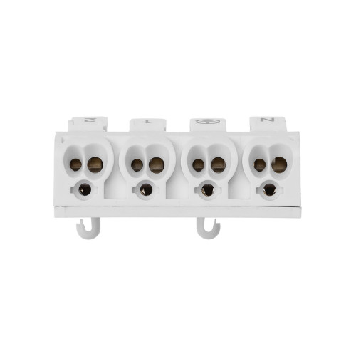 Клемма пружинная соединительная КСПн4-2L+N+PE, 16 A, с монтажной ножкой TDM