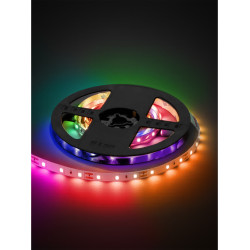 Комплект светодиодной ленты SMD5050-30 LED/м-12 В-7,2 Вт/м-IP65-RGB (3 м), 18 Вт, IR-контроллер TDM