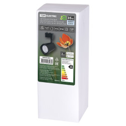 Светильник трековый однофазный LED TRL-02-035-NB 35 Вт, 24°, 4000 К, 90 Ra, черный, TDM