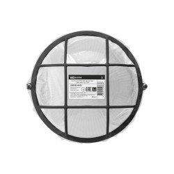 Светильник НПБ1302 черный/круг с реш. 60Вт IP54 TDM