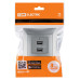 Розетка 2USB порт 2,1А 5В металлик 