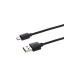 Дата-кабель, ДК 1, USB - micro USB, 1 м, черный, TDM