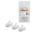 Разъем RJ-45 UTP для кабеля кат. 5Е, 8P8C (100шт) TDM