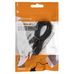 Дата-кабель, ДК 3, USB - Lightning, 1 м, черный, TDM