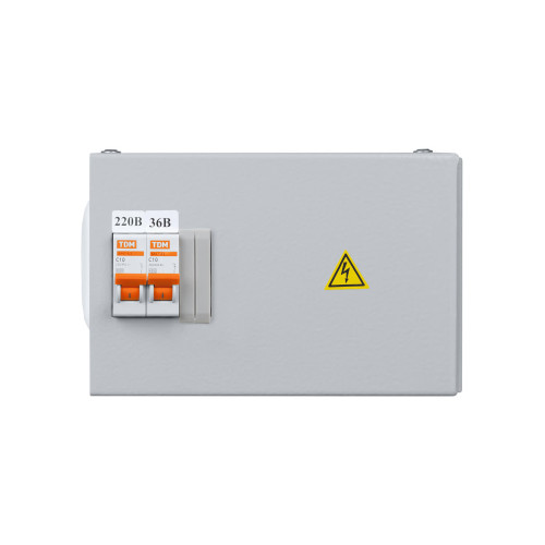Ящик с трансформатором понижающим ЯТП-0,25 220/36-2 авт. IP31 TDM
