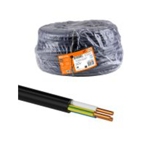 Кабель ВВГнг(А)-LSLTx 3х4 ок(N, PE)-0,66 ГОСТ (100м) TDM