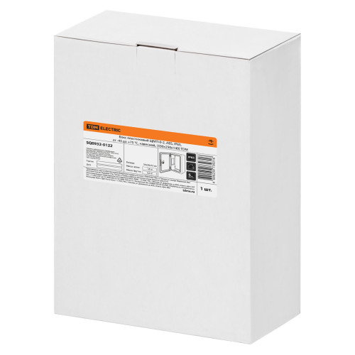 Бокс пластиковый ЩМП-0-2, ABS, IP65, от -45 до +75 °С, навесной, (330x250x140) TDM