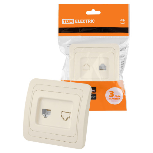 Розетка компьютерная RJ-45 сл. кость 
