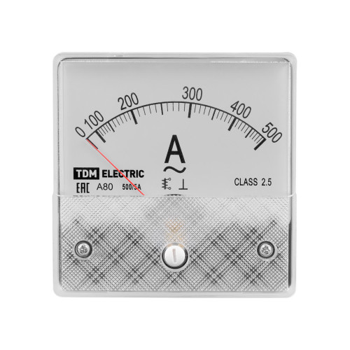 Амперметр А80 500А/5А-2,5, трансформаторного включения, (поверенный), TDM