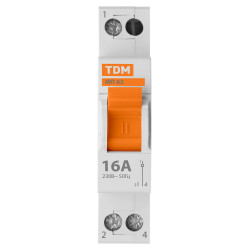 Модульный переключатель трехпозиционный МП-63 1P 16А TDM