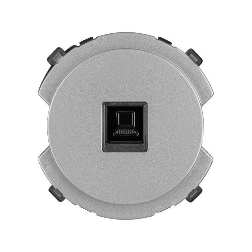 Розетка компьютерная RJ45 платина, 