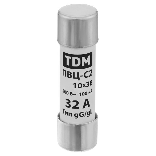 Плавкая вставка ПВЦ-С2 10х38 32А TDM