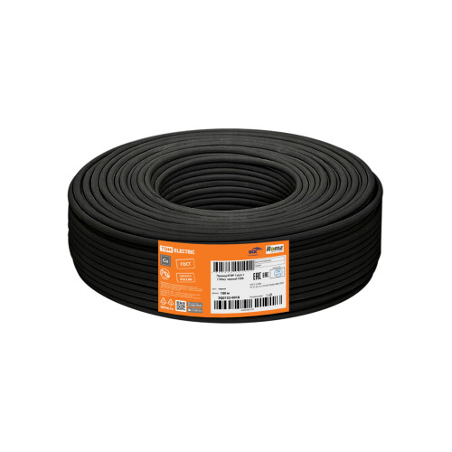Провод КГФР 1х6,0-1 (100м), черный TDM