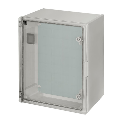 Бокс пластиковый ЩМП-0-6, прозр., крышка ABS, IP65, -45 до +75 С, навесной, (500x400x180) TDM