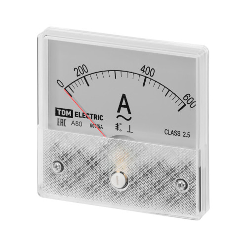 Амперметр А80 600А/5А-2,5, трансформаторного включения, (поверенный), TDM