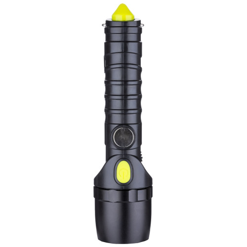 Фонарь автомоб. универс., 6 Вт CREE+3 Вт COB,1x18650 2200 мА*ч, магн., подвес, USB, стропорез,TDM
