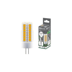 Лампа светодиодная G4-3 Вт-230 В-6500 К, SMD, 16x43 мм TDM
