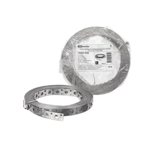 Лента монтажная перфорированная прямая 20x1,0 мм (10 м) TDM
