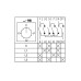Кулачковый переключатель КПУ11-10/98 (A: 0-L1-L2-L3) TDM