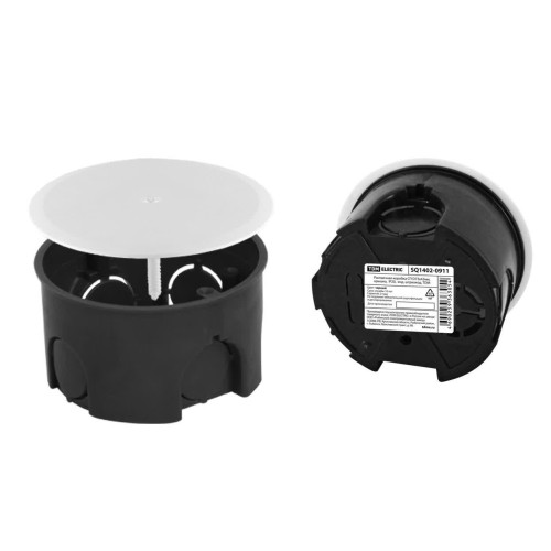 Распаячная коробка СП D73х42мм, крышка,  IP20,  инд. штрихкод, TDM