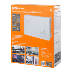 Бокс мультимедийный БМ-ВП-04, 420х320х140, IP31 TDM