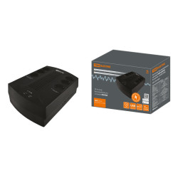Источник бесперебойного питания ИБП 650 ВА 6 розеток +2USB TDM