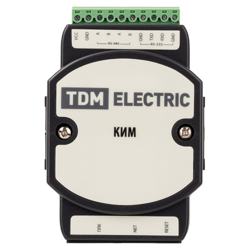 Коммуникационный интернет-модуль КИМ (TCP/IP - RS-485/RS-232) для ПЛК12 TDM