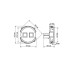 Розетка компьютерная двойная RJ45 фисташковая, 