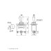Переключатель-тумблер KN3C-123AAH 1P 250В AC/DC 15А (3c) ON-OFF-ON без фиксации TDM