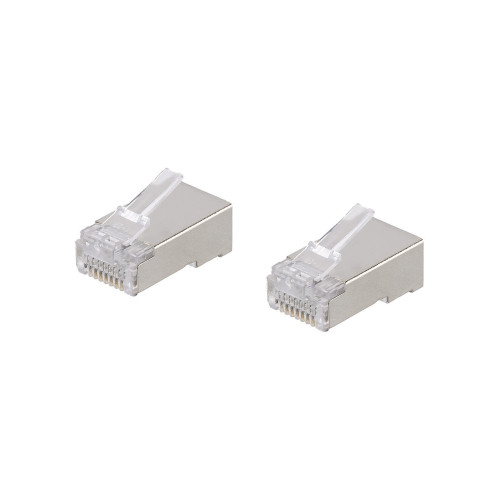 Разъем RJ-45 FTP для кабеля кат. 5Е, 8P8C (2 шт), TDM