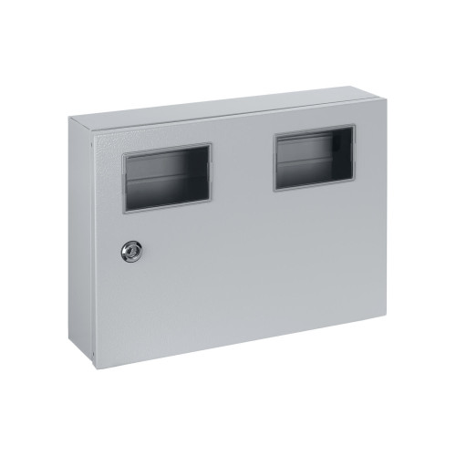 Корпус металлический ЩУ-1ф/2 (на 2 счётчика) 300х400х125 IP54 Народный
