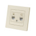 Розетка телефонная RJ11 + компьютерная RJ45 сл. кость 