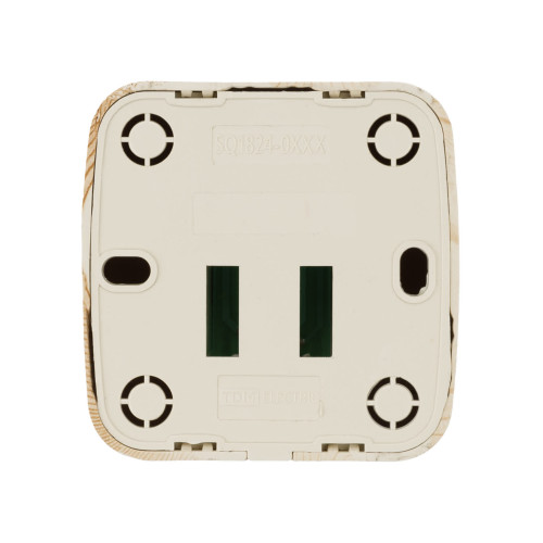 Розетка компьютерная (RJ-45) открытой установки IP20, сосна 