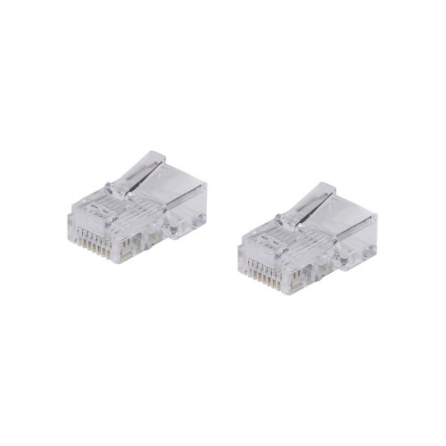 Разъем RJ-45 UTP для кабеля кат. 5Е, 8P8C (2 шт), TDM