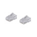 Разъем RJ-45 UTP для кабеля кат. 5Е, 8P8C (2 шт), TDM
