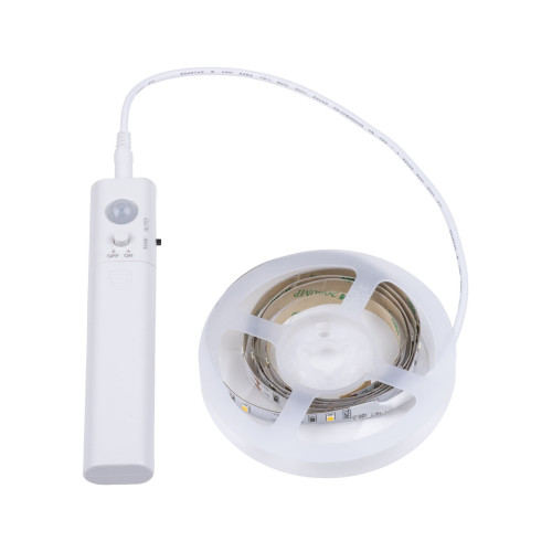 Умная подсветка SMD2835-30LED/m-IP20-5В-2,4Вт-3000 К(1 м), датчик движ., 4хААА TDM