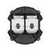 Розетка компьютерная двойная RJ45 фисташковая, 