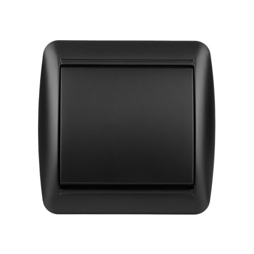Выключатель 1-кл. открытой установки IP44 10А графит 