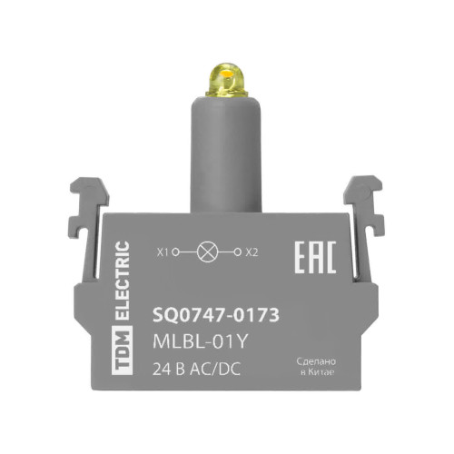 Светодиодный блок MLBL-01Y 24 В AC/DC желтый TDM