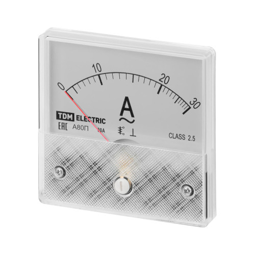 Амперметр А80ПН 30А-2,5, прямого включения, (без поверки), TDM