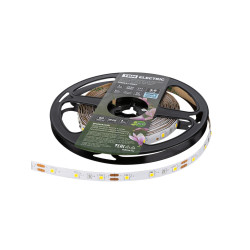 Лента светодиодная SMD2835-60 LED/м-IP20-12 В-4,8 Вт/м-4000 К (5 м) блистер TDM