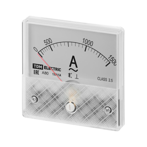 Амперметр А80 1500А/5А-2,5, трансформаторного включения, (поверенный), TDM