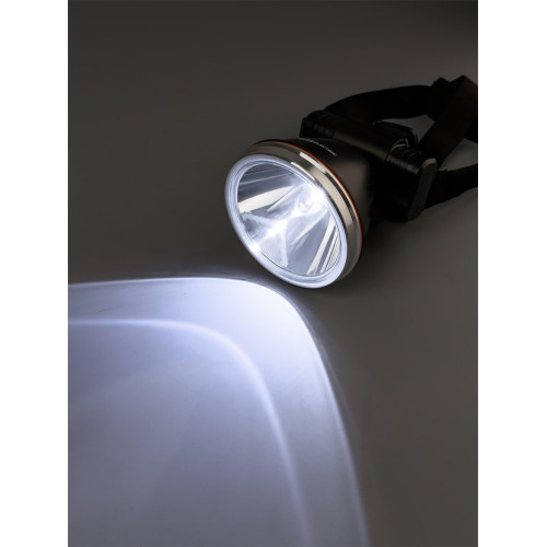 Фонарь «Налобный 14» аккум., 10 Вт LED, Li-Ion 3,7 В  4,8  А*ч, 550 лм, 230 В, TDM