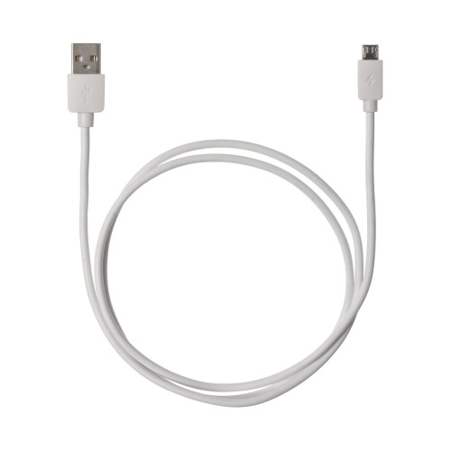 Дата-кабель, ДК 4, USB - micro USB, 1 м, белый, TDM