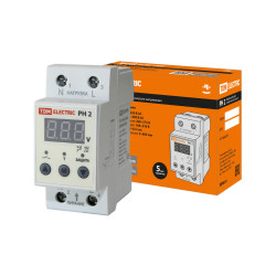 Реле напряжения 1ф РН 2 40А-220В (LED-дисплей) TDM