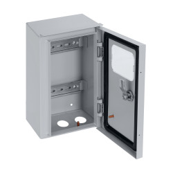 Корпус металлический ЩУ-МП (295х190х110) с окном IP54 Народный эконом