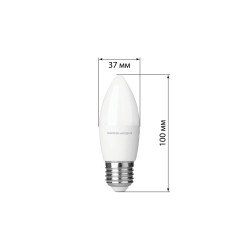 Лампа светодиодная FС37-7 Вт-230 В -6500 К–E27 Народная