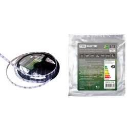 Лента светодиодная SMD5050-30-20-12-72-6000 30LED/м, IP20, 12В, 7.2Вт, 6000К, (У) TDM