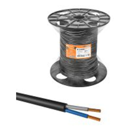 Кабель КГТП-ХЛ 2х1(N)-0,66 - 3 ГОСТ на катушке (100м) TDM